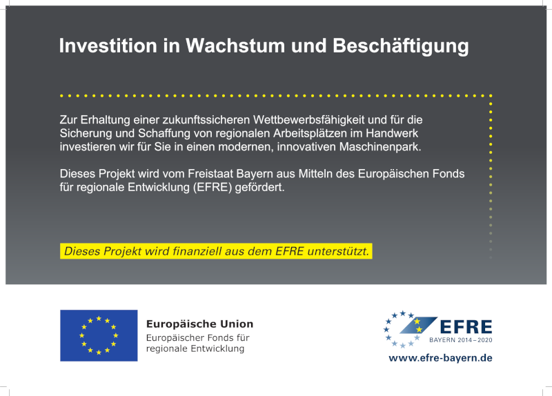 Investition in Wachstum und Beschäftigung - Auszeichnung